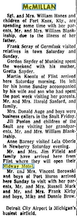 Northern Retreat (McMillan Motel) - May 1963 Article